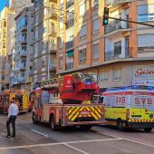 Un incendio de un calentador en una vivienda de Castellón obliga a desalojar la finca