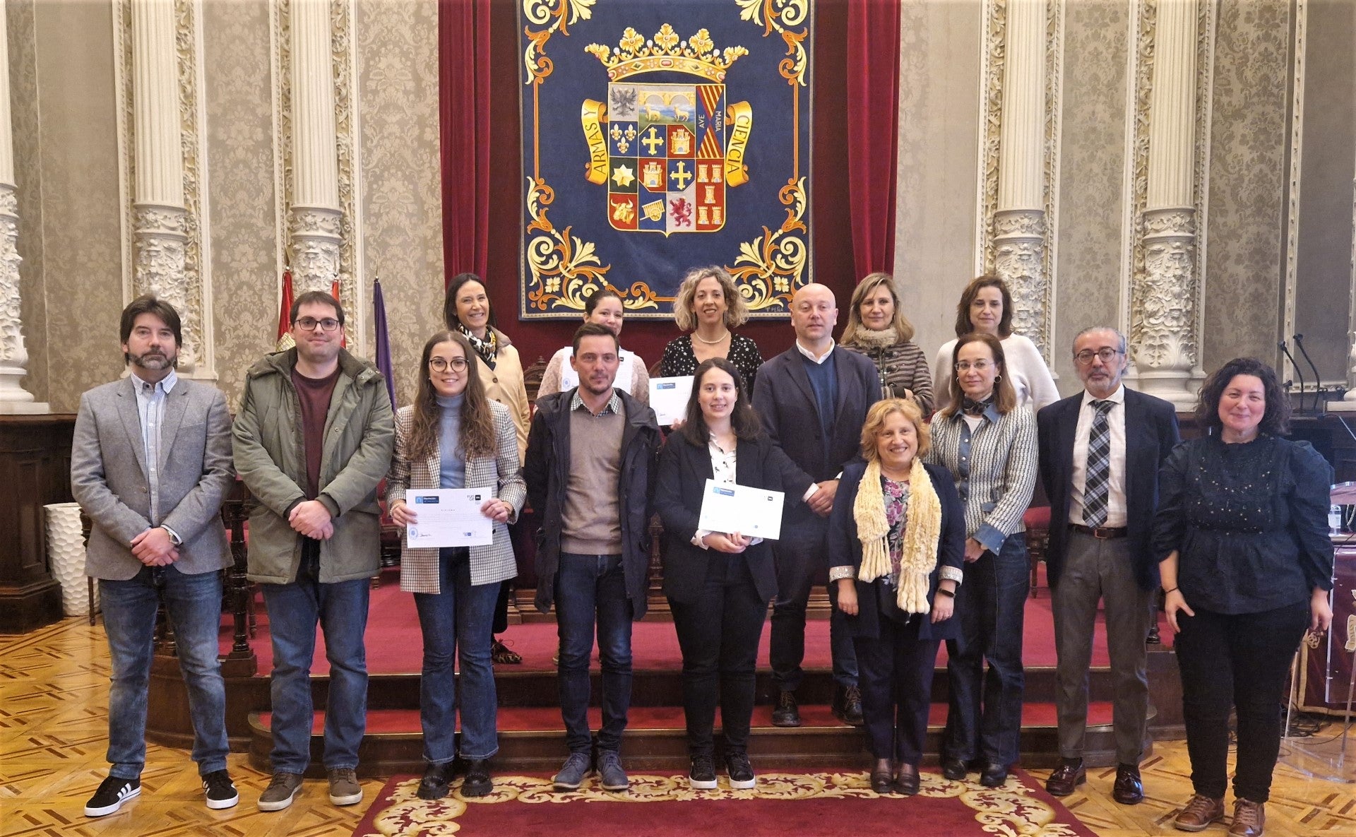 Ocho becados del convenio de la Diputación y la Fundación Universidad de Valladolid inician sus prácticas en empresas de la provincia Ocho becados del convenio de la Diputación y la Fundación Universidad de Valladolid inician sus prácticas en empresas de la provincia