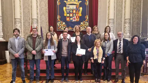 Ocho becados del convenio de la Diputación y la Fundación Universidad de Valladolid inician sus prácticas en empresas de la provincia .