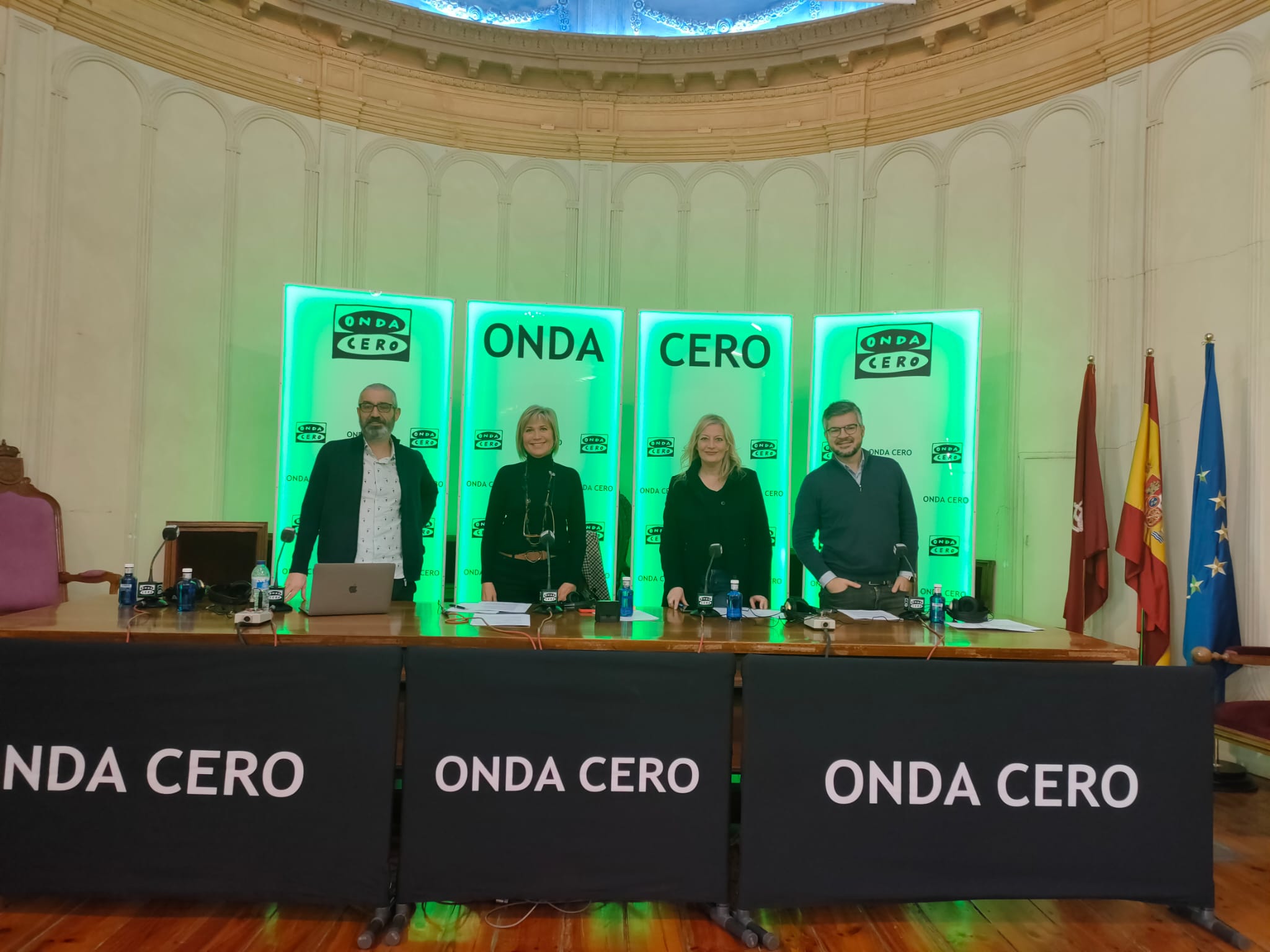 La Mesa de Redacción desde el Salón Pío Baroja del INAP, en Pamplona La Mesa de Redacción desde el Salón Pío Baroja del INAP, en Pamplona