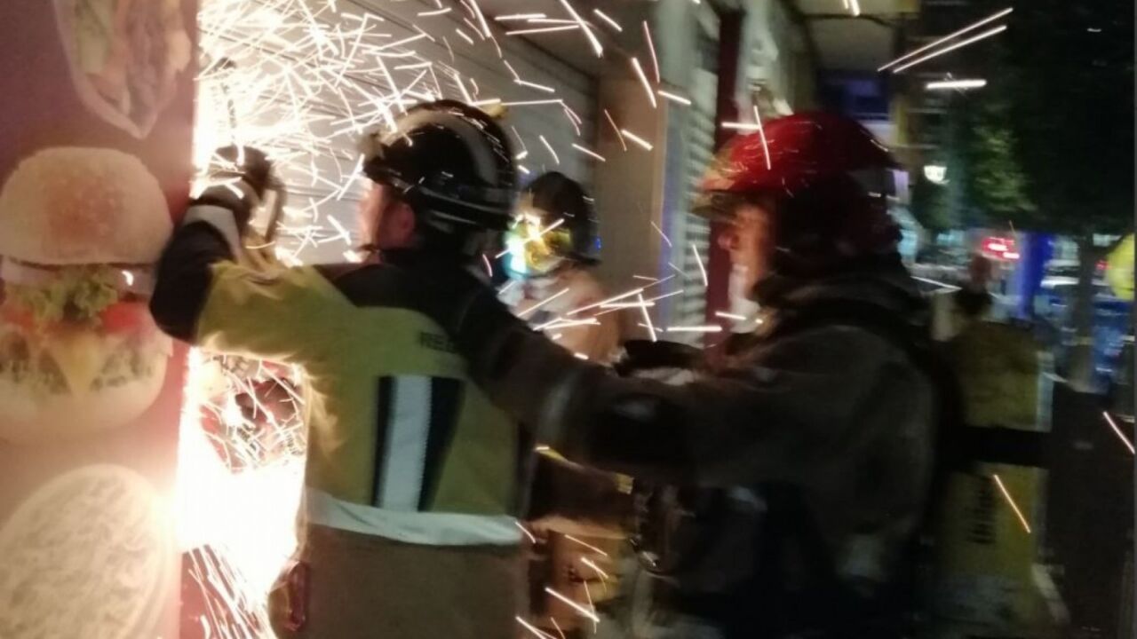 Nueve personas atendidas por inhalación de humo tras un incendio en el ...