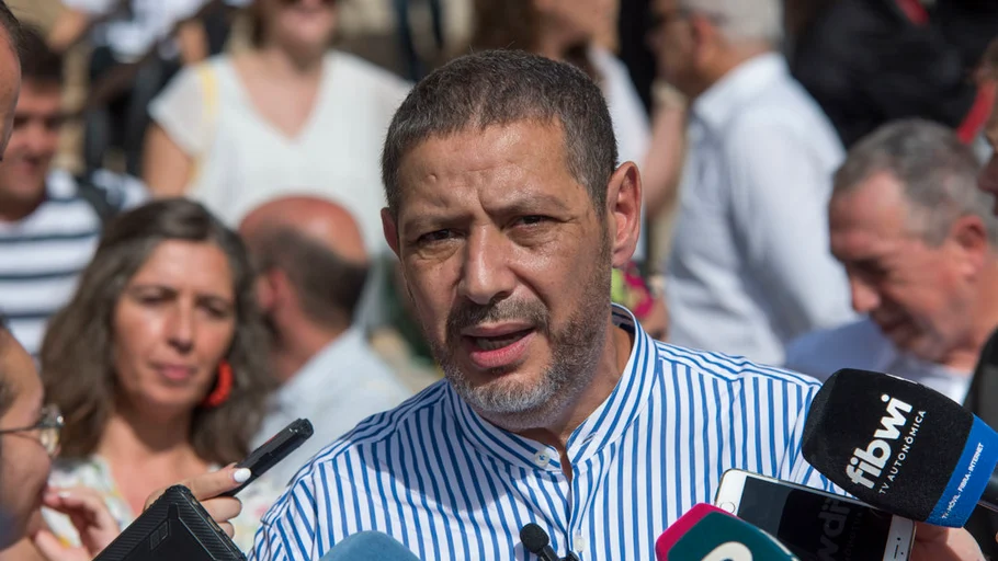 Imagen de archivo del líder de Coalición por Melilla, Mustafá Aberchán, detenido este martes.
