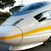 Imagen de archivo del prototipo del tren que se proyecta en Gran Canaria Imagen de archivo del prototipo del tren que se proyecta en Gran Canaria