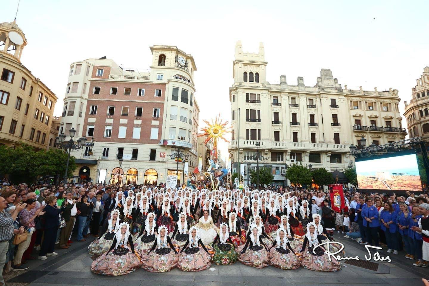 Las Hogueras de Alicante lucirán este fin de semana en Murcia Las Hogueras de Alicante lucirán este fin de semana en Murcia