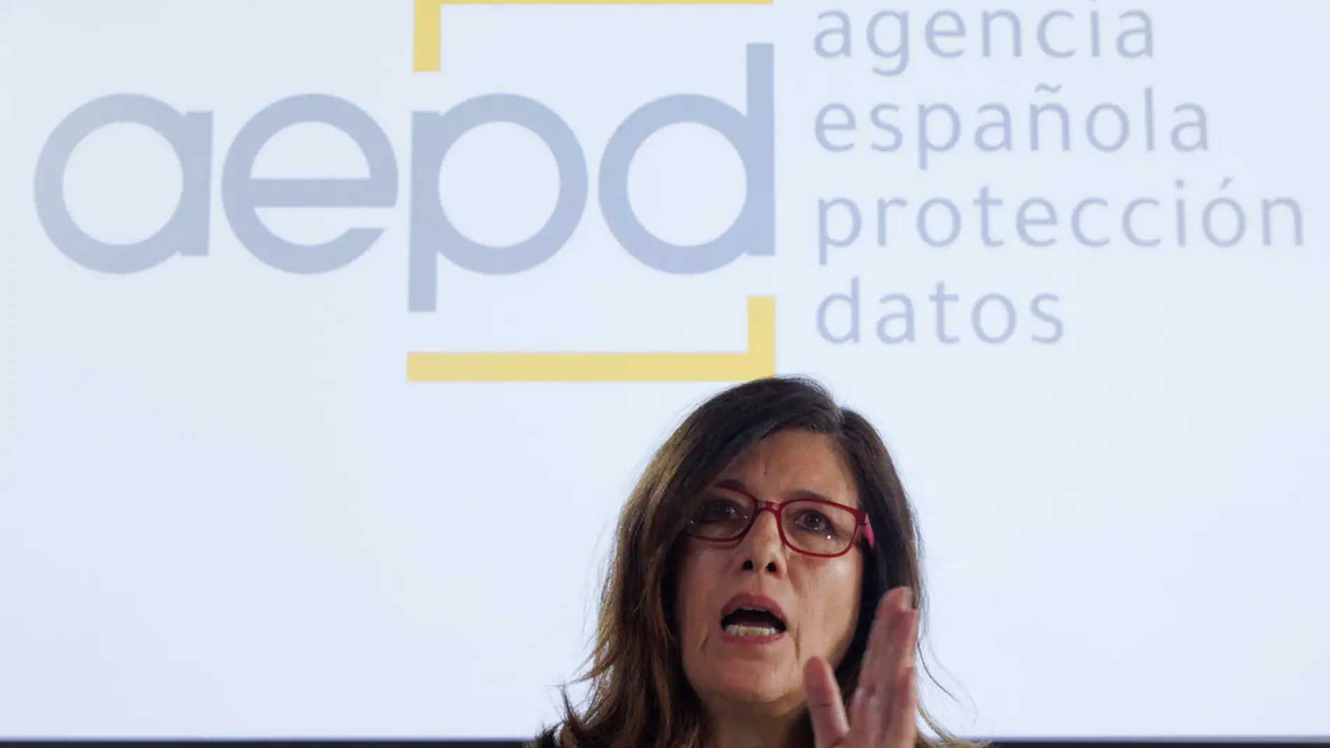 La directora de Agencia Española de Protección de Datos (AEPD), Mar España/ EFE/Sergio Pérez