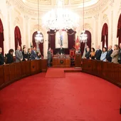 El pleno celebrado esta mañana en el Ayuntamiento El pleno celebrado esta mañana en el Ayuntamiento