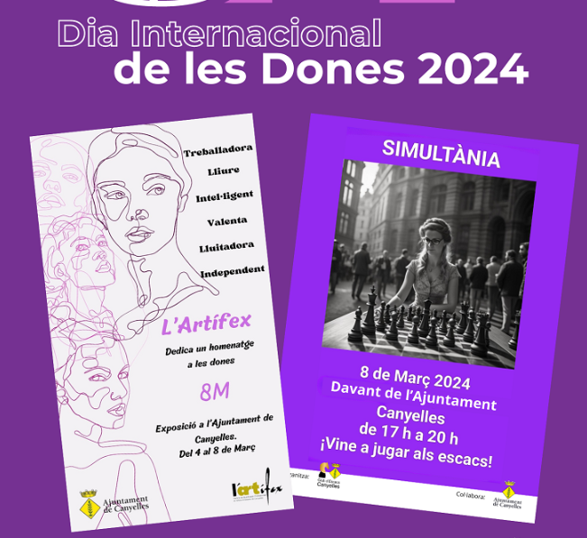 Canyelles s'uneix a la commemoració del Dia de la Dona amb diverses activitats Canyelles s'uneix a la commemoració del Dia de la Dona amb diverses activitats