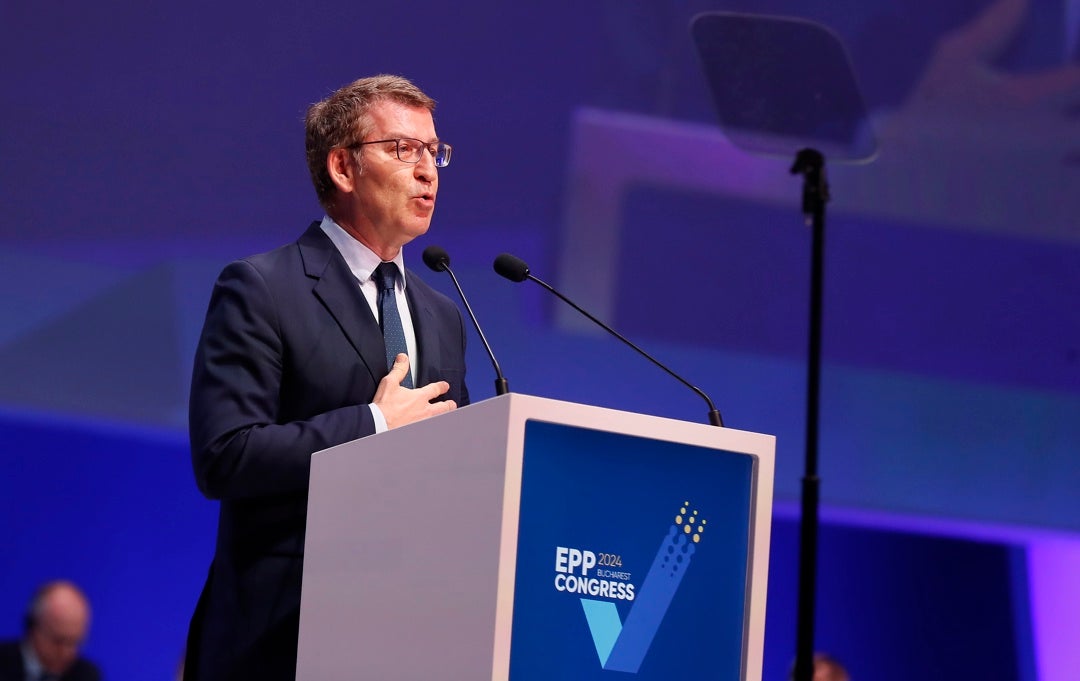 Feijóo acusa al Gobierno ante el PP europeo de dejar impunes "delitos gravísimos" Feijóo acusa al Gobierno ante el PP europeo de dejar impunes "delitos gravísimos"