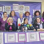 Rueda de prensa de la Coordinadora de Organizaciones Feministas de Zaragoza