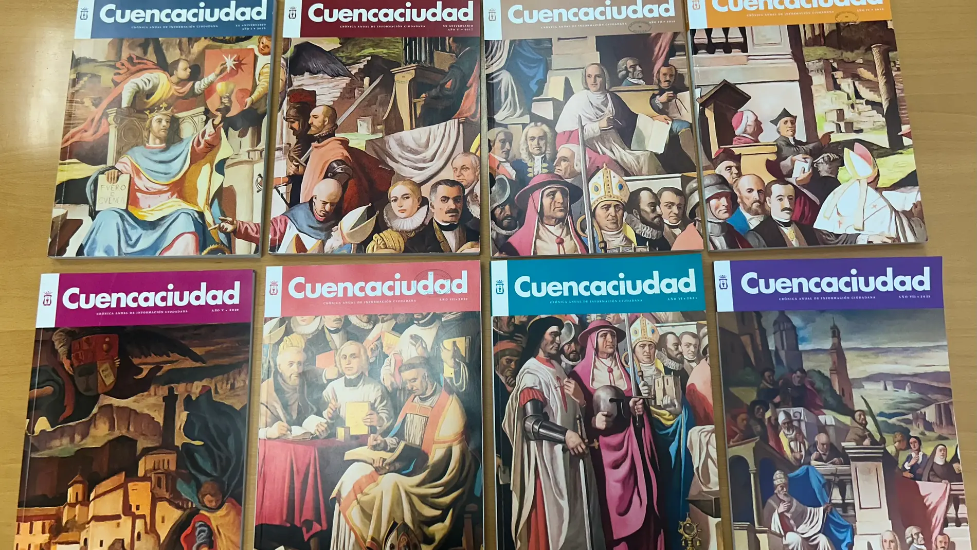 Todas las revistas están disponibles en las bibliotecas de Cuenca