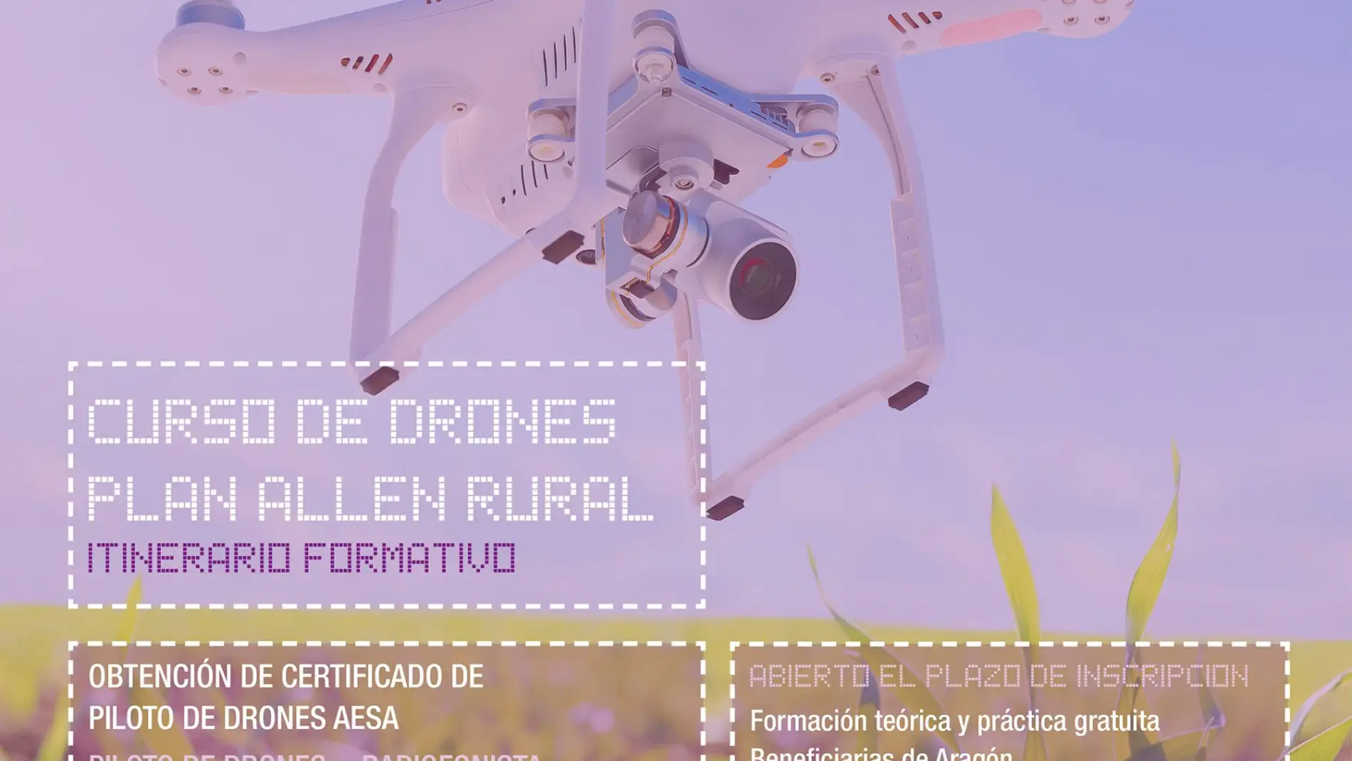 FADEMUR formará a 30 mujeres en el pilotaje de drones a través de un curso itinerante