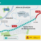 Adjudicadas las obras de la vía ciclista de la TO-23 Adjudicadas las obras de la vía ciclista de la TO-23