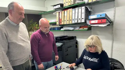 Miguel Millana y Alejandro Riera registran su candidatura en la sede de Pintor Gisbert Miguel Millana y Alejandro Riera registran su candidatura en la sede de Pintor Gisbert