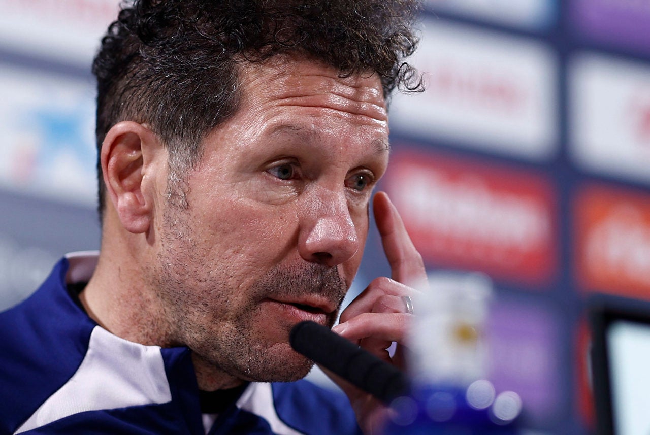 Simeone alimenta la duda de Griezmann contra el Inter Simeone alimenta la duda de Griezmann contra el Inter