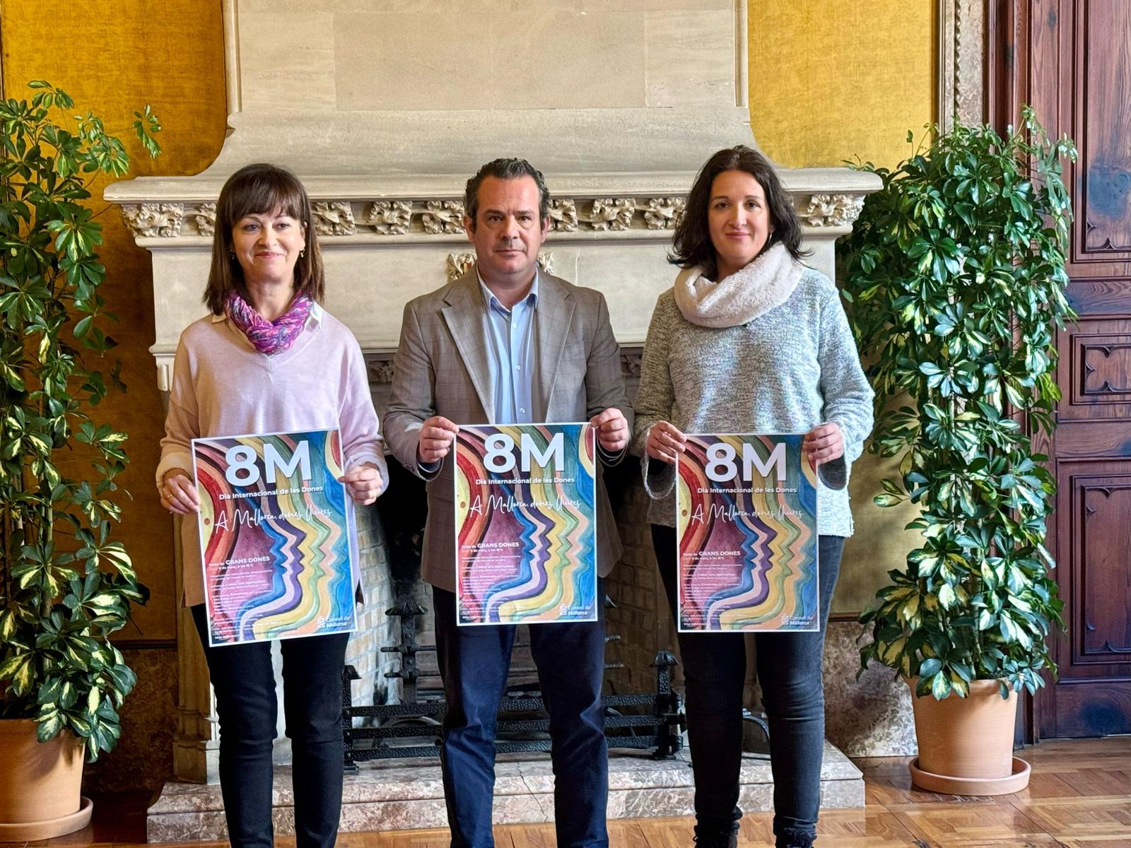 El consell de Mallorca destaca la campaña conjunta con Govern y ajuntament de Palma este 8 de marzo El consell de Mallorca destaca la campaña conjunta con Govern y ajuntament de Palma este 8 de marzo