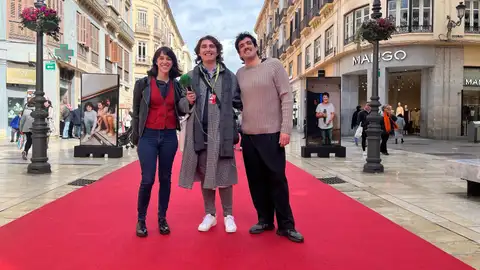 Marina Parés y Alejandro Marín en el Festival de Málaga Marina Parés y Alejandro Marín en el Festival de Málaga