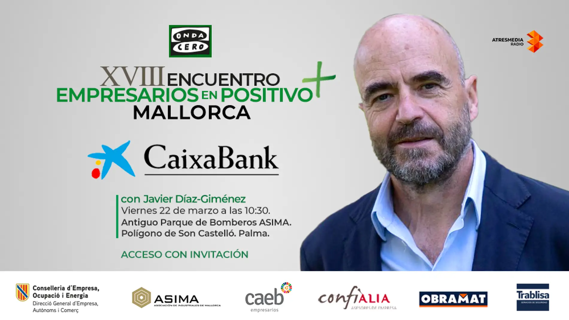El mediático profesor de Economía Javier Díaz-Giménez será el ponente invitado en el XVIII Encuentro de Empresarios en Positivo