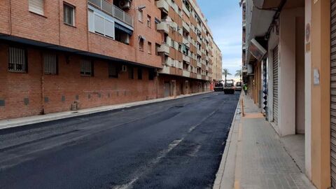 Asfaltado calle Sagunto 