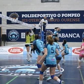 Pouco premio para un gran partido do Voleyourense Pouco premio para un gran partido do Voleyourense