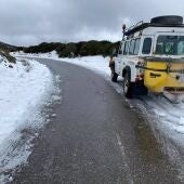 La Borrasca "Mónica" deja cortes en cuatro carreteras del norte de Cáceres por acumulación de nieve o por inundación