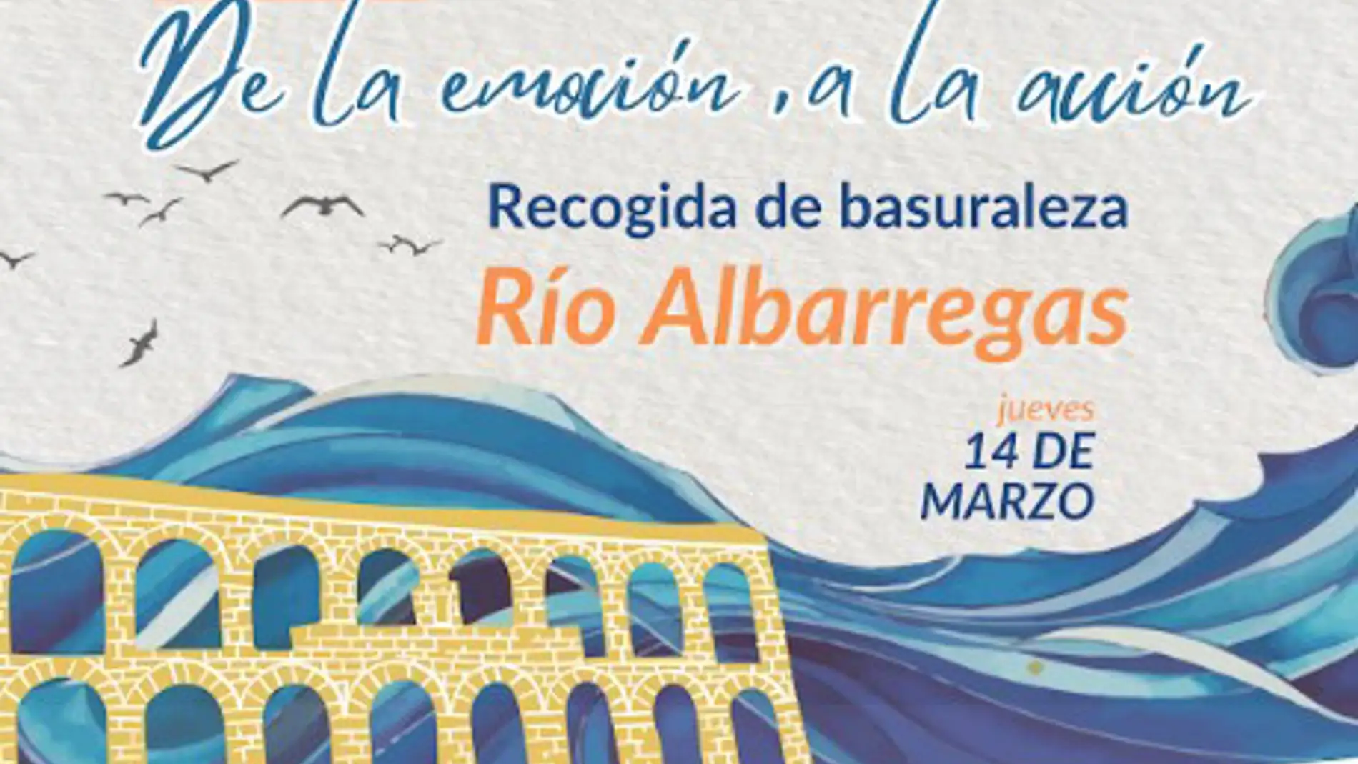 Medio centenar de personas participarán el próximo jueves en una recogida de basuraleza en el río Albarregas de Mérida