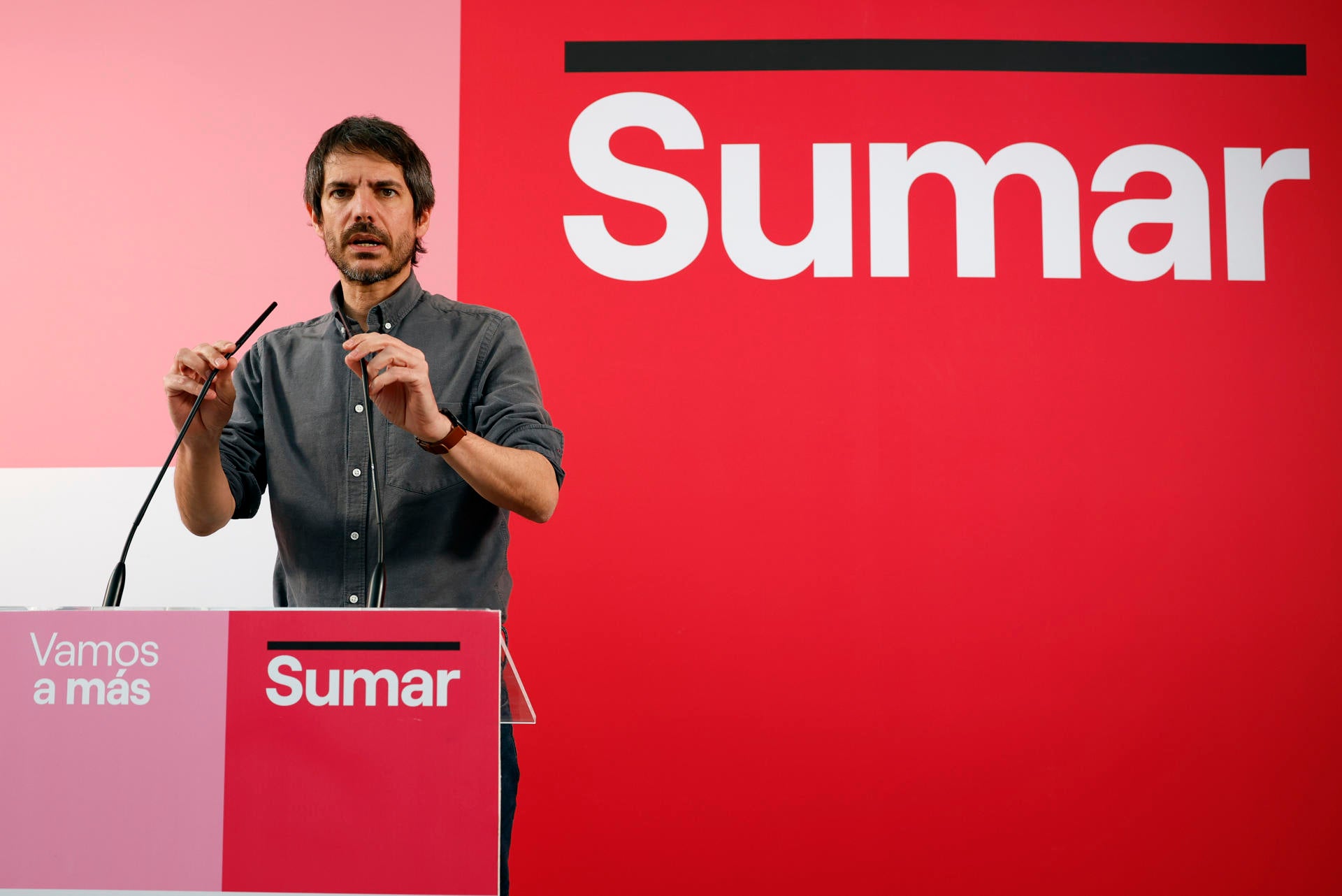 Sumar asegura que están "muy lejos" de acordar los Presupuestos con el PSOE Sumar asegura que están "muy lejos" de acordar los Presupuestos con el PSOE