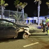 Imagen del escenario del atropello en Yaiza, Lanzarote que ha dejado 5 heridos y un bebe de 5 meses fallecido