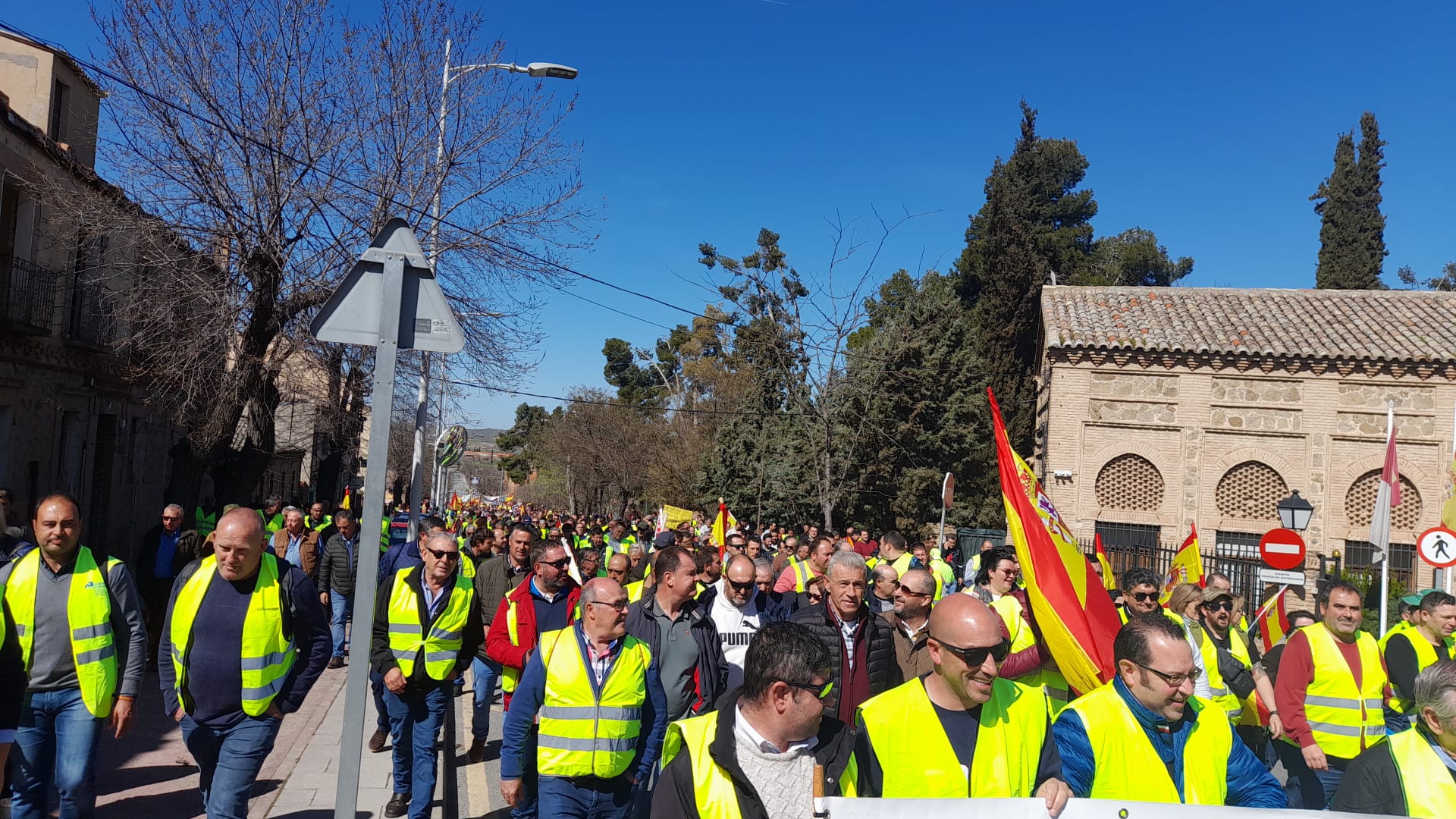 Esta mañana se han concentrado en Toledo, pero no los consideran "representativos" Esta mañana se han concentrado en Toledo, pero no los consideran "representativos"