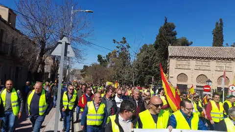 Agricultores concentrado en Toledo, 12 de marzo de 2024 Agricultores concentrado en Toledo, 12 de marzo de 2024