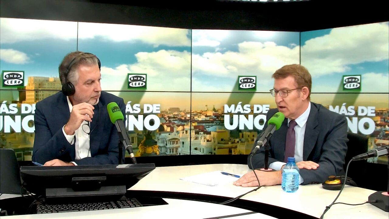VÍDEO completo de la entrevista de Carlos Alsina a Feijóo en Más de uno ...