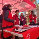 Voluntarias en el Día de Puertas Abiertas de la Cruz Roja