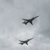 Demostración aérea del ejército ruso
