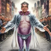 Ilustración para "El traje nuevo del Emperador" de Hans Christian Andersen. Ilustración para "El traje nuevo del Emperador" de Hans Christian Andersen.