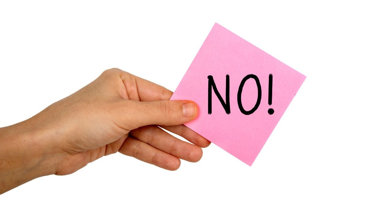 ¿Por qué es tan importante aprender a decir “no”? ¿Por qué es tan importante aprender a decir “no”?