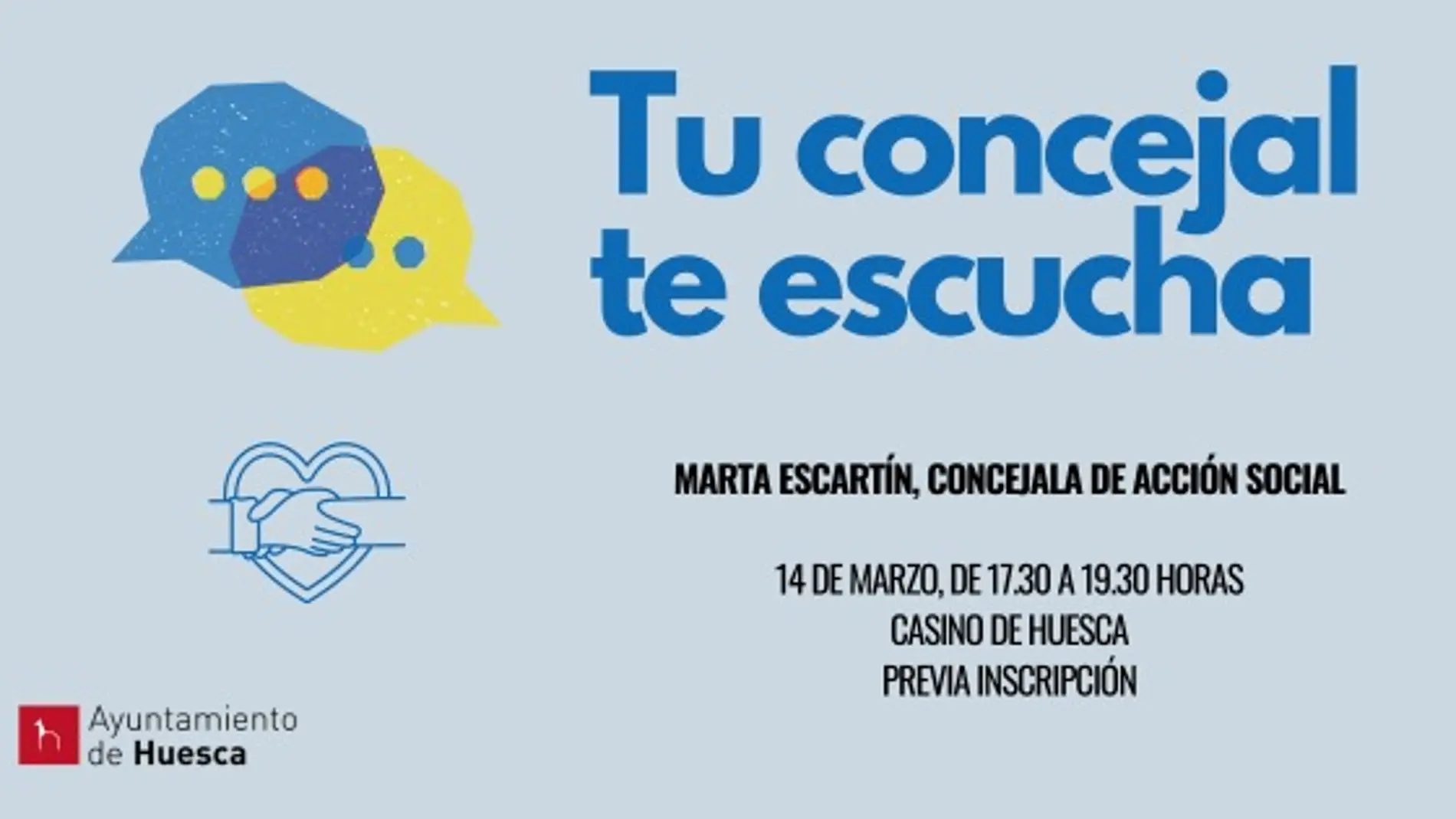 Marta Escartín protagonizará este jueves el encuentro ciudadano “Tu concejal te escucha”