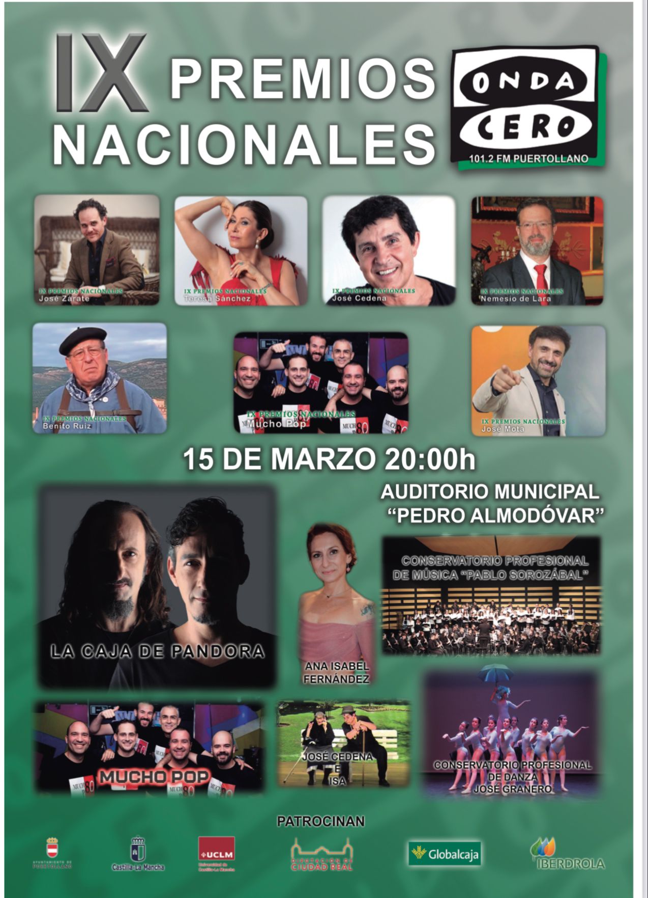 Onda Cero Puertollano entrega este viernes sus Premios Nacionales Onda Cero Puertollano entrega este viernes sus Premios Nacionales