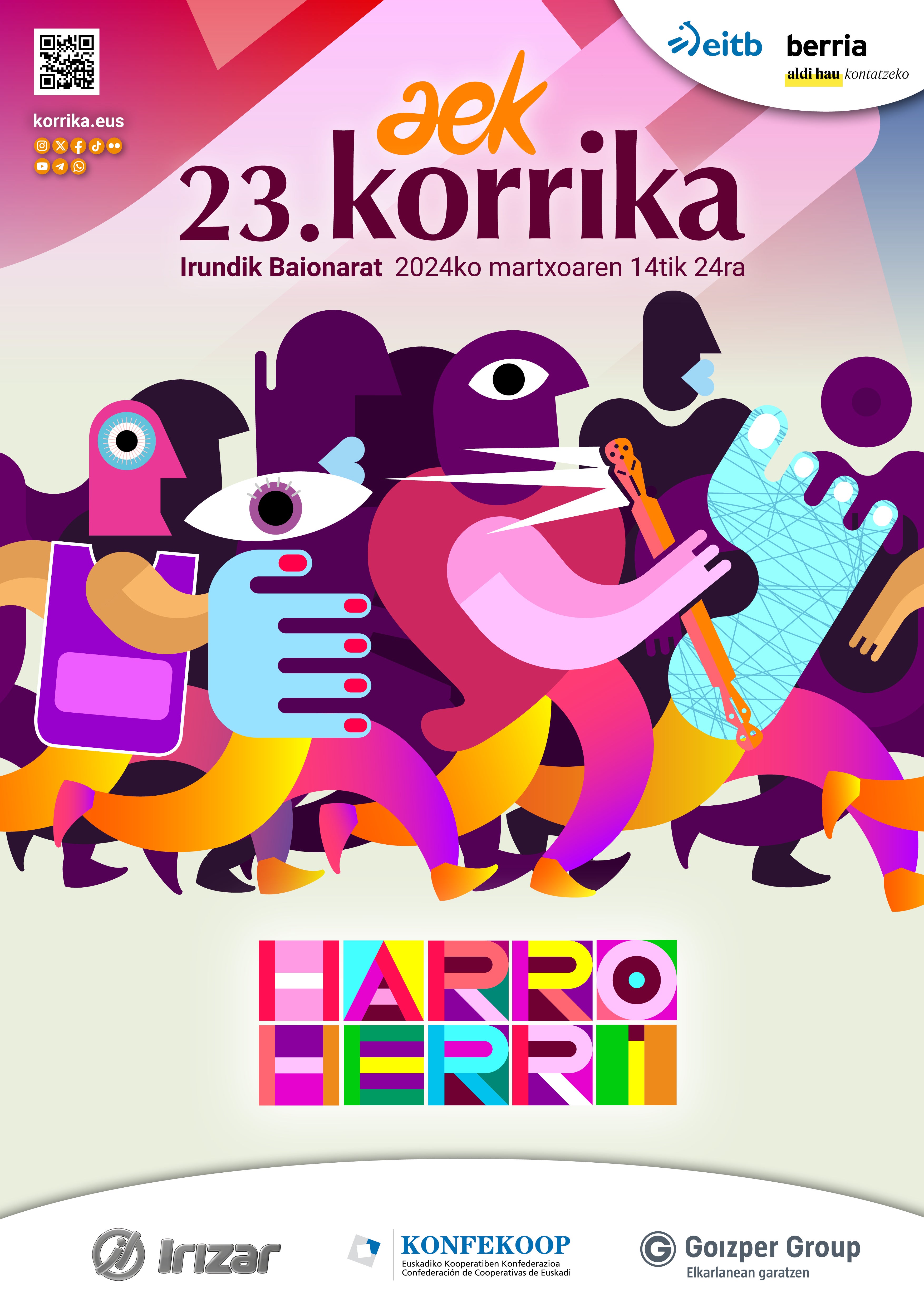 Todo preparado en Irun para que Korrika eche a andar Todo preparado en Irun para que Korrika eche a andar