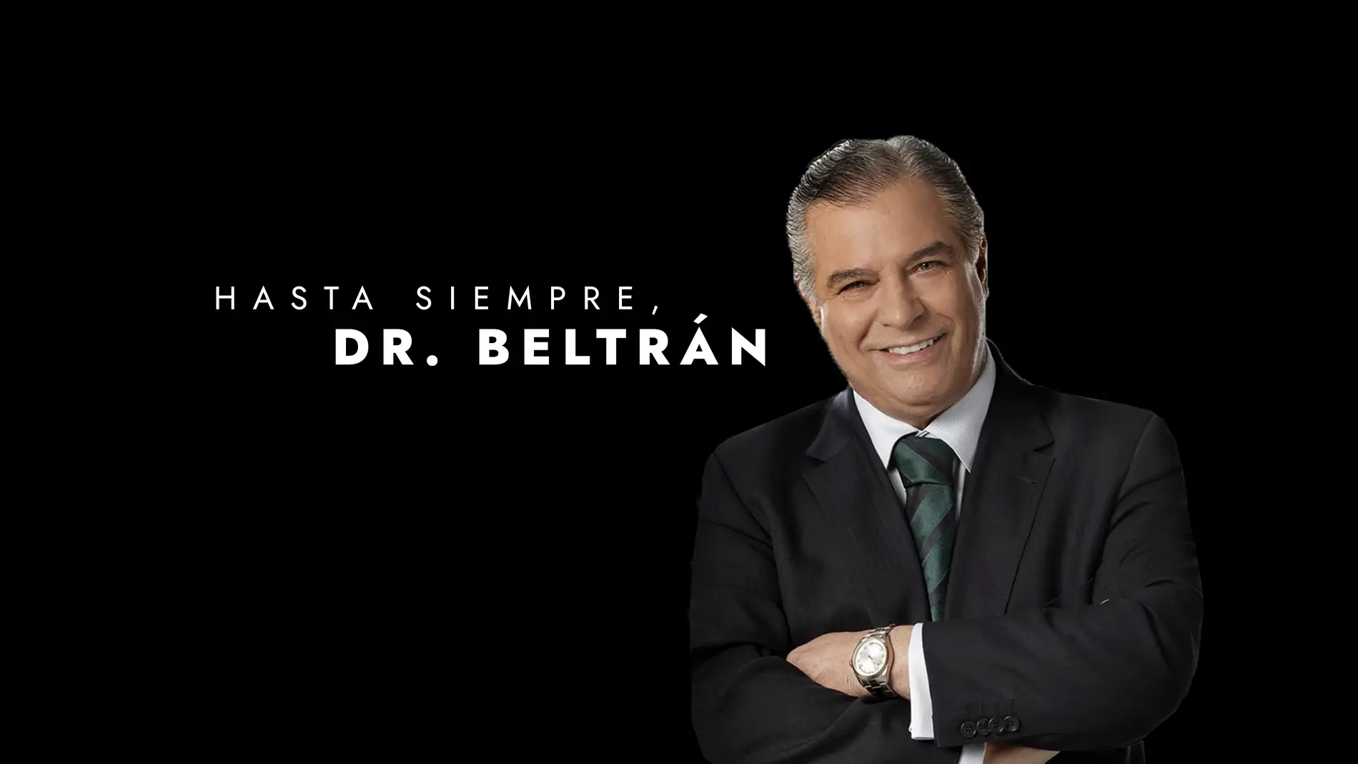 Hasta siempre doctor Beltrán (Sección) Horizontal título