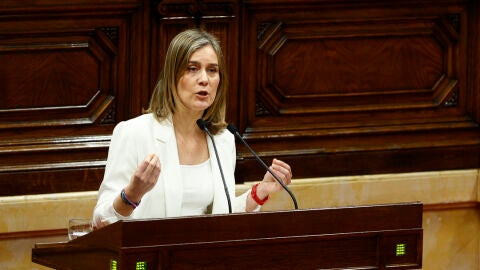 La l&iacute;der de En Com&uacute; Podem, Jessica Albiach, interviene en el debate de totalidad de los presupuestos de la Generalitat para 2024