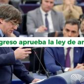 El Congreso aprueba la ley de amnistía con los votos del PSOE y sus socios parlamentarios