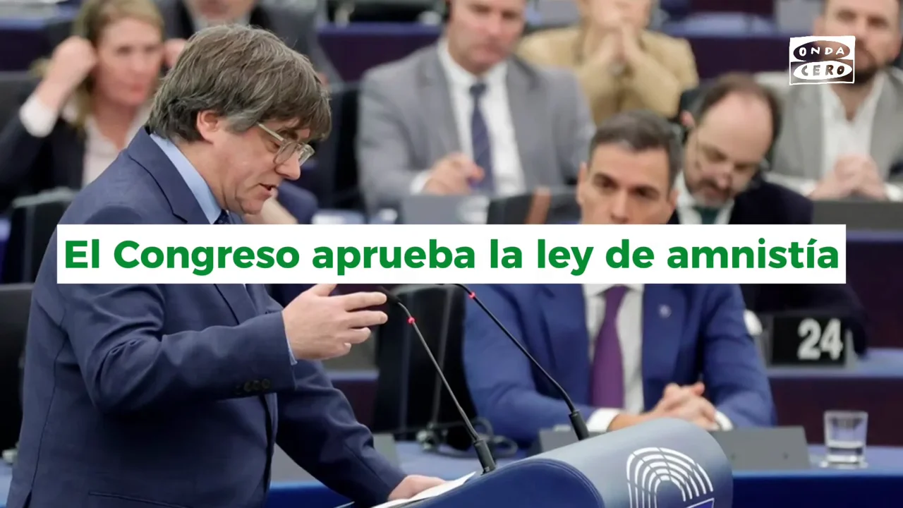 El Congreso aprueba la ley de amnist&iacute;a con los votos del PSOE y sus socios parlamentarios