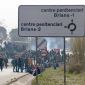 L'accés a la presó de Brians 2 aquest divendres al matí L'accés a la presó de Brians 2 aquest divendres al matí