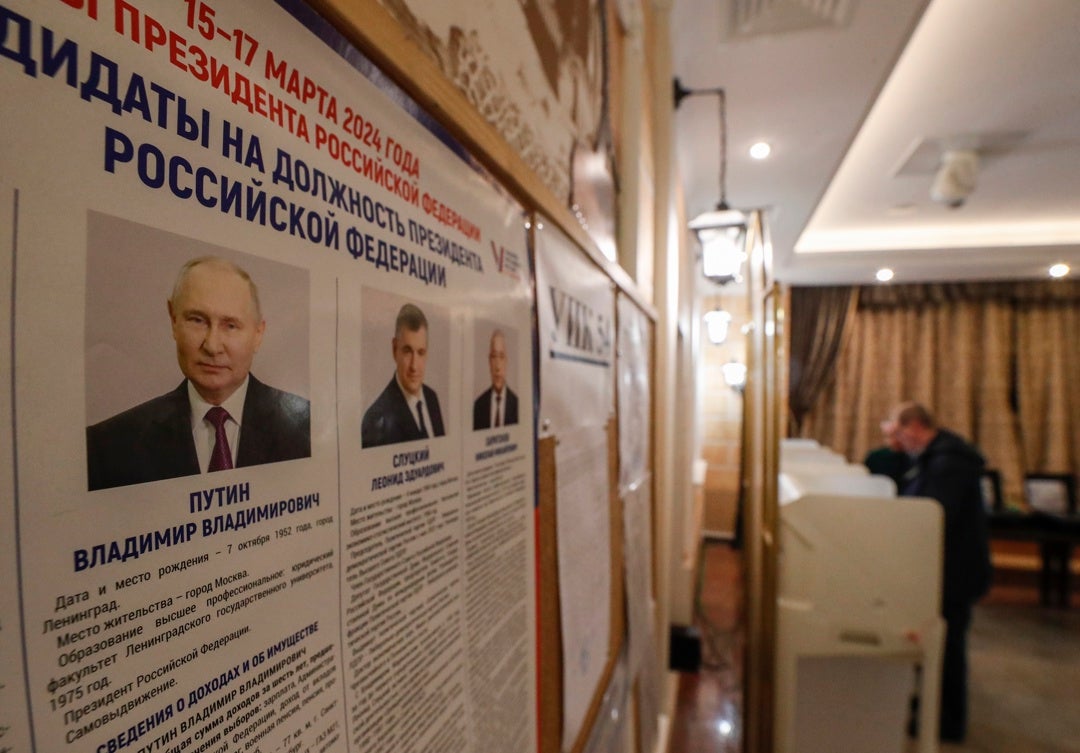 Rusia celebra las octavas elecciones presidenciales de su historia Rusia celebra las octavas elecciones presidenciales de su historia