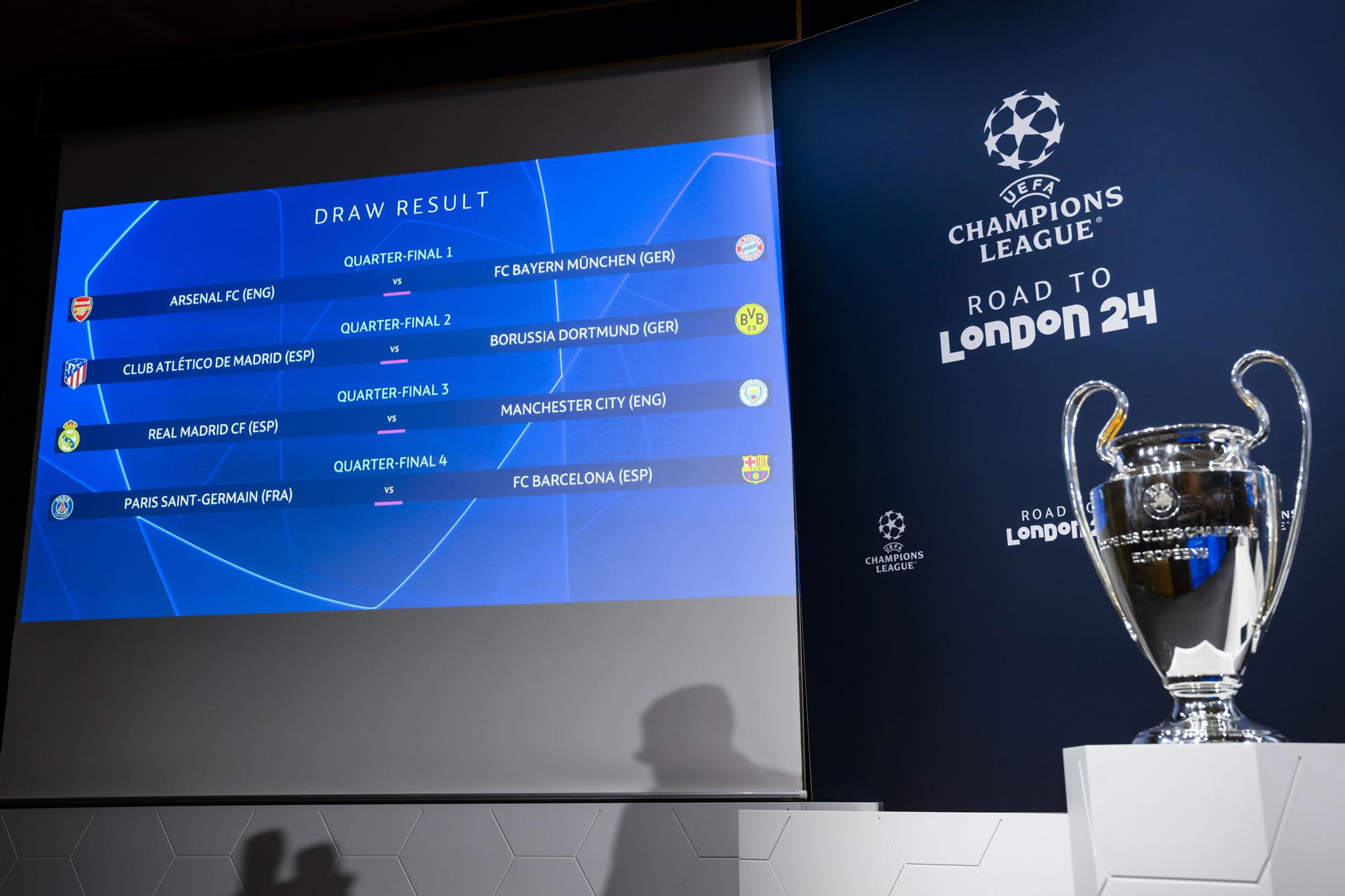 Cuándo son los cuartos de final de la Champions League Cuándo son los cuartos de final de la Champions League