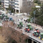 Una tractorada en las calles de Valladolid 