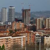 Vista de varios bloques de viviendas en Bilbao en una imagen de archivo. 