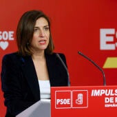 La portavoz de la Comisión Ejecutiva Federal del PSOE, Esther Peña