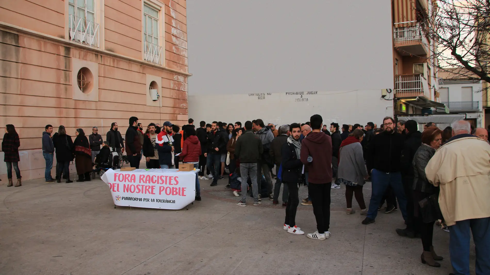 La Plataforma por la Tolerancia convoca una protesta por la retirada de la placa de homenaje a las víctimas del franquismo de Burriana