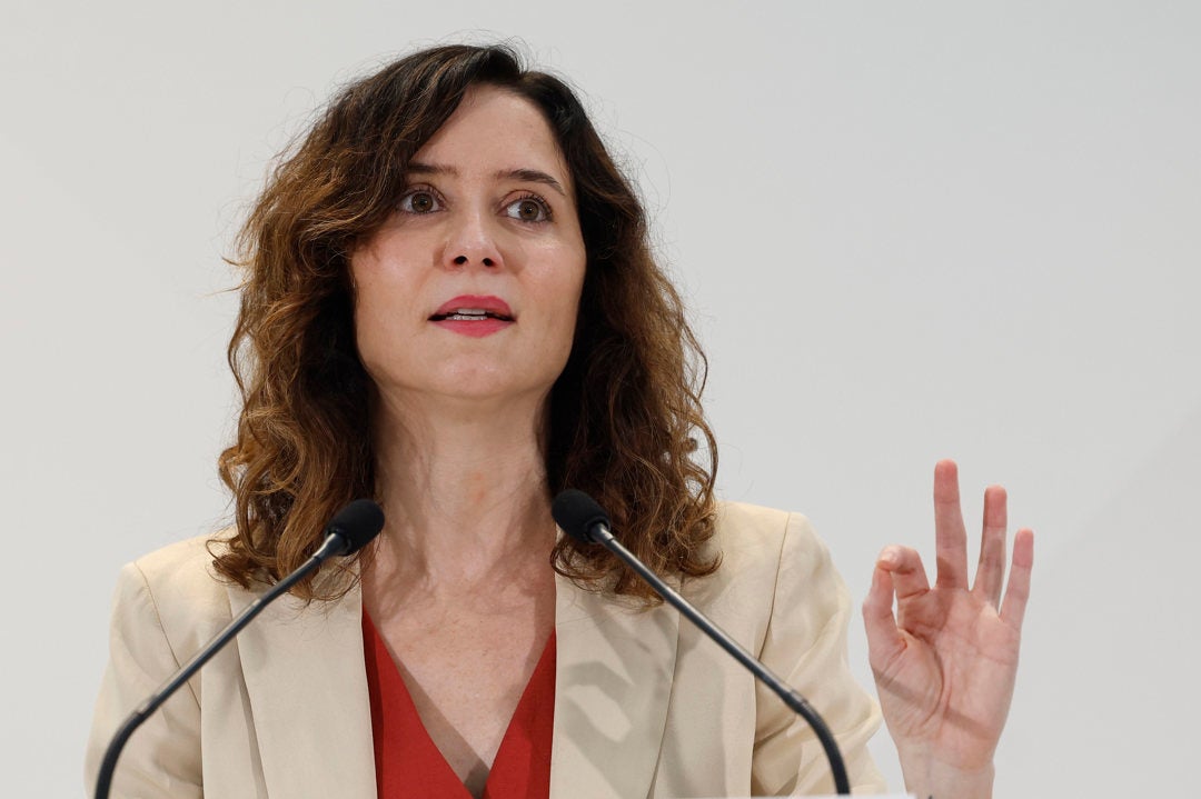 Ayuso insiste en que "se están utilizando todos los poderes del Estado" contra su pareja: "Me parece chavista" Ayuso insiste en que "se están utilizando todos los poderes del Estado" contra su pareja: "Me parece chavista"