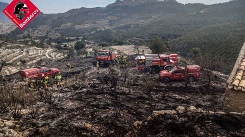 Incendio en Relleu